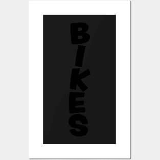 Bikes Sign Posters and Art